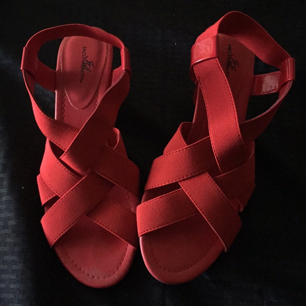 Jaclyn Smith wedges